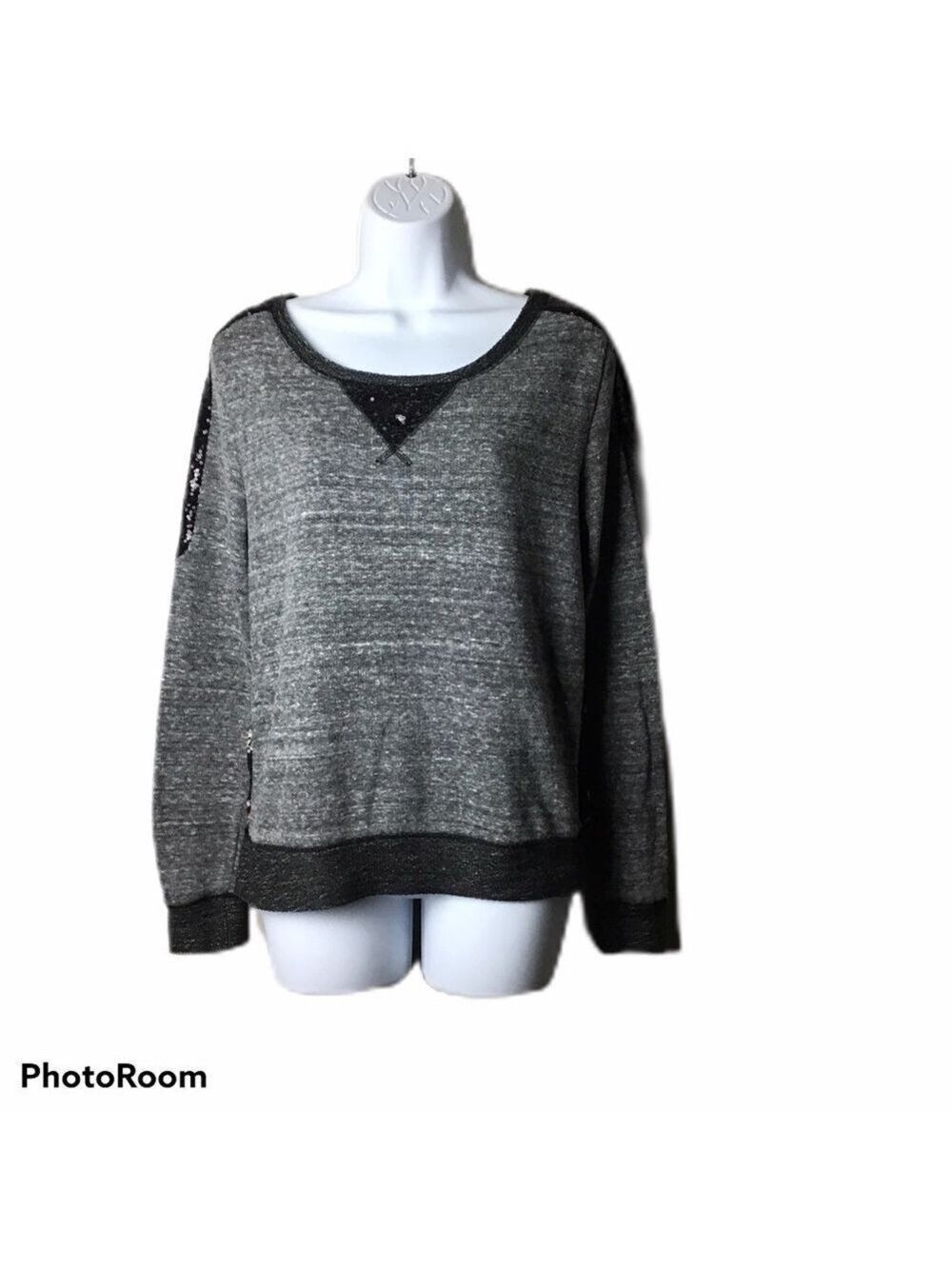 𝅺miss Me Floral Sequin Sweatshirt